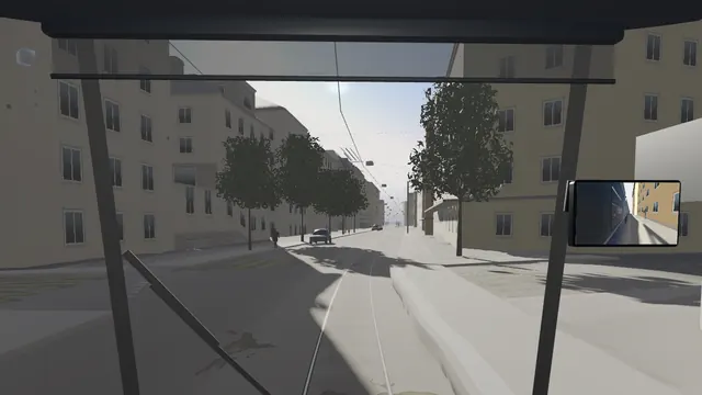 Führerstand an der Haltestelle Opernhaus, 15. Oktober